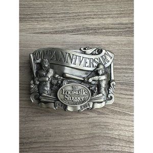 Louisville Slugger 100th Anniversary 1984 Belt Buckle Baseball H&B #117